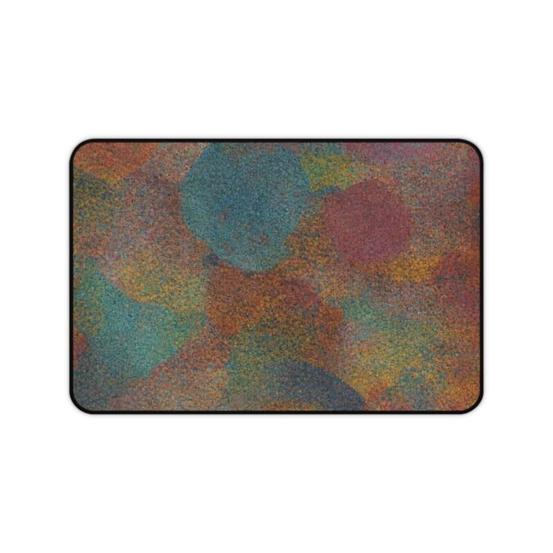 Abstract Art Desk Mat - Vibrant Artistic Design for Creative Workspaces