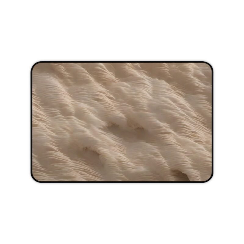 Nature-Inspired Desk Mat with Desert Sand Design for Calming Workspaces