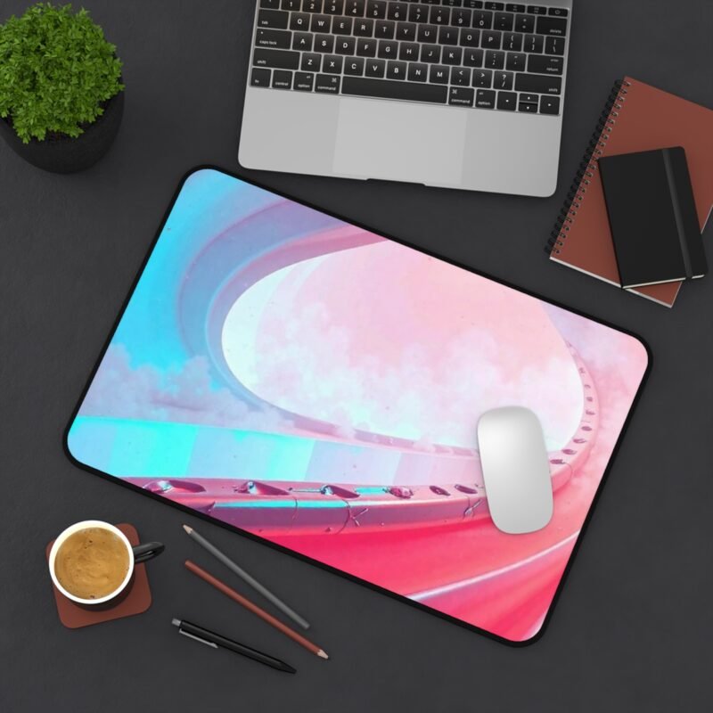 Aesthetic Desk Mat with Soft Pastel Design for Creative Workspaces - Image 4