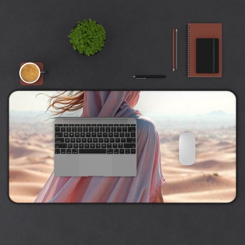 Desert Desk Mat with Wanderer Design for Inspirational Workspace Decor - Image 11