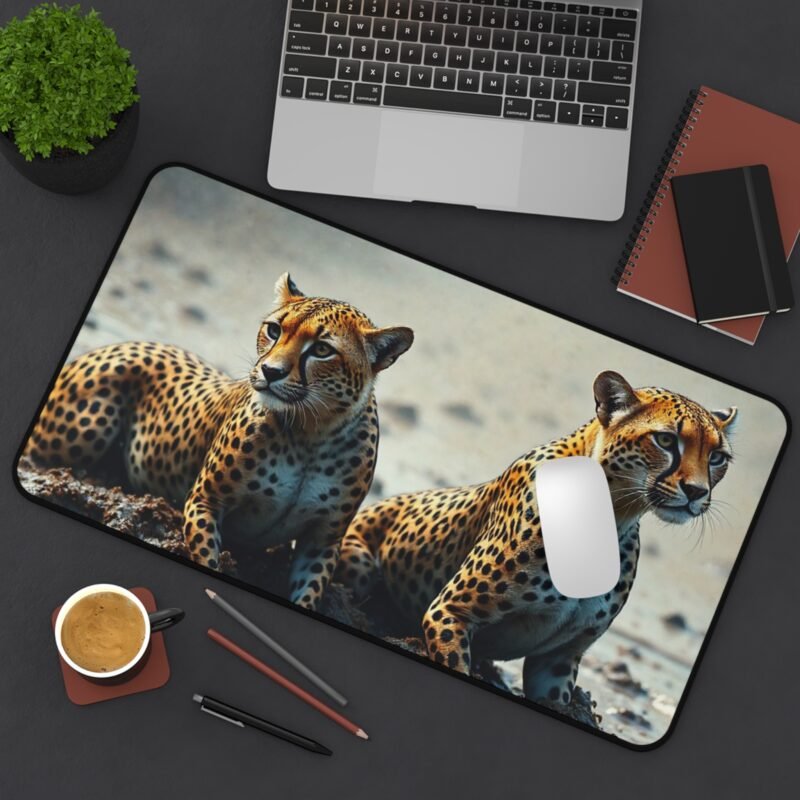 Majestic Leopard Wildlife Desk Mat for Nature-Inspired Workspace Decor - Image 8