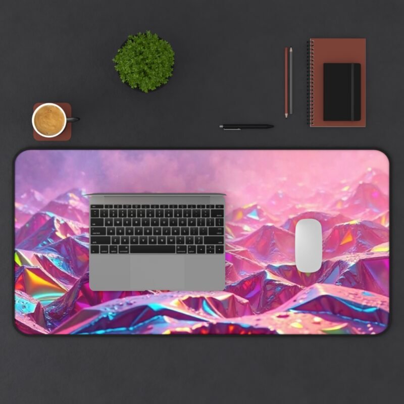 Iridescent Desk Mat for Creatives – Vibrant Workspace Accessory for Artists and Designers - Image 11