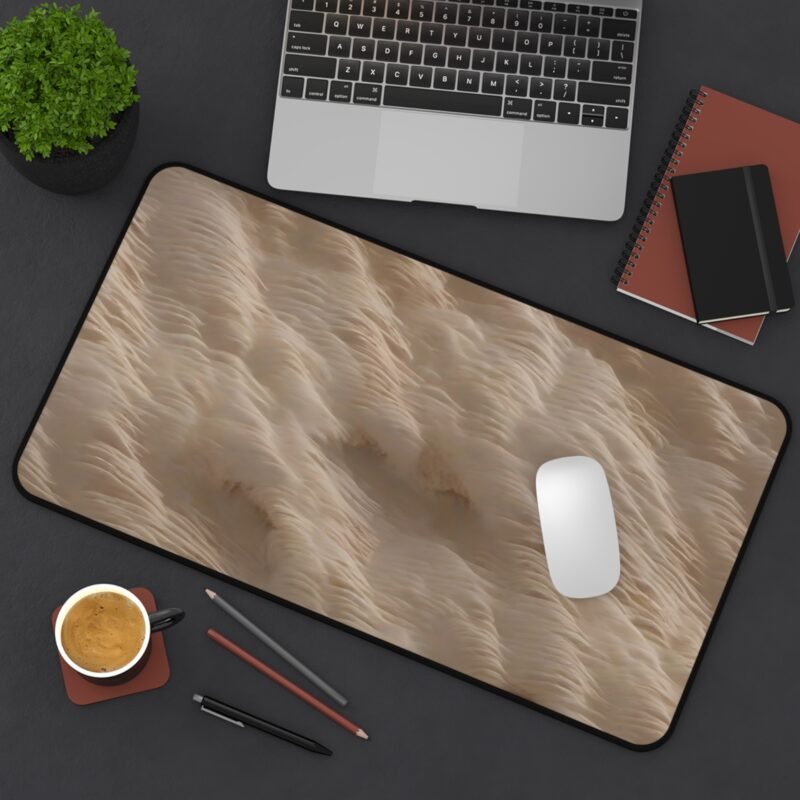 Nature-Inspired Desk Mat with Desert Sand Design for Calming Workspaces - Image 8