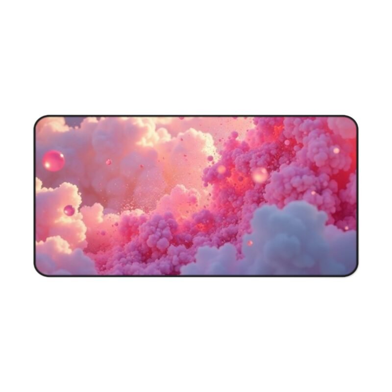 Aesthetic Desk Mat with Dreamy Pink Sky Design for Inspiring Workspaces - Image 9