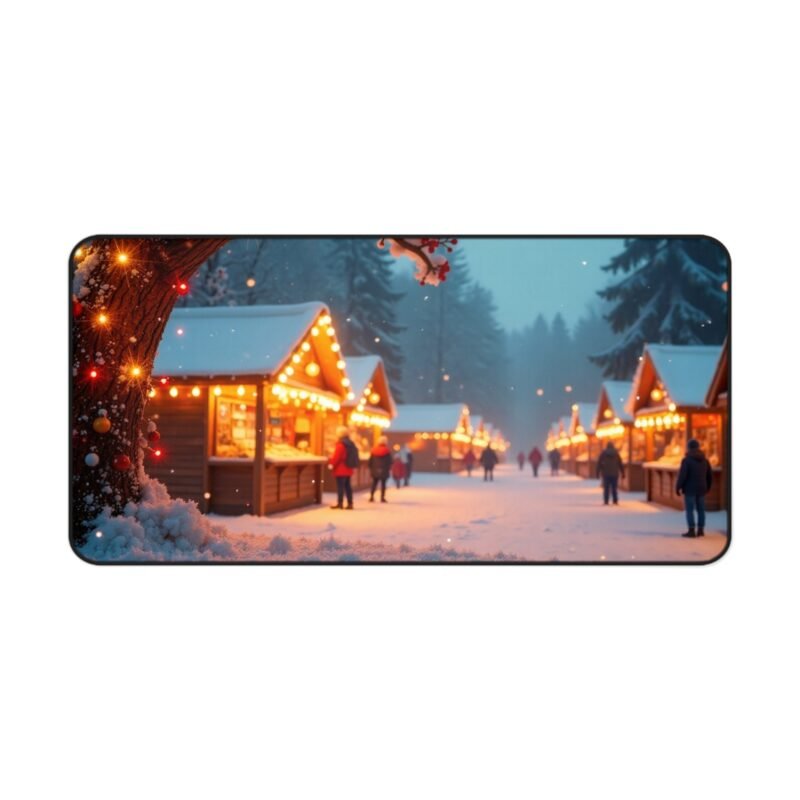 Winter Wonderland Christmas Desk Mat for Festive Holiday Decor and Gift - Image 9