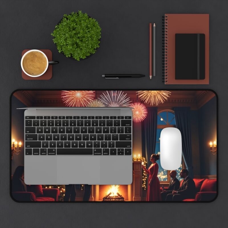 Luxury Christmas Desk Mat with Elegant Festive Design for Sophisticated Workspaces - Image 7
