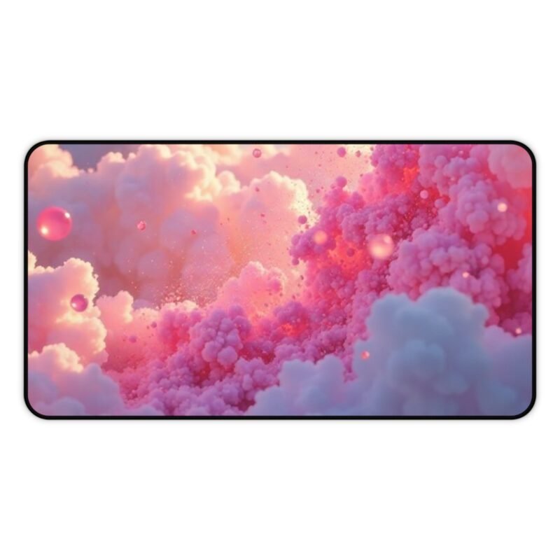 Aesthetic Desk Mat with Dreamy Pink Sky Design for Inspiring Workspaces - Image 5