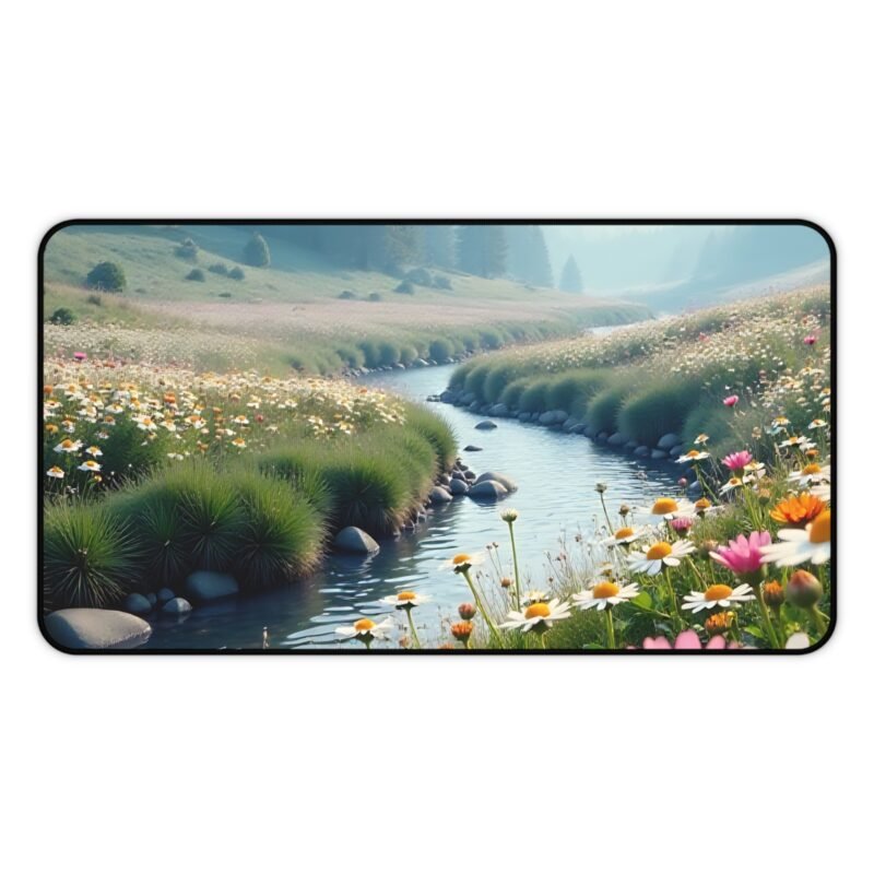 Nature Desk Mat with Tranquil Meadow Design for Inspiring Workspaces - Image 5