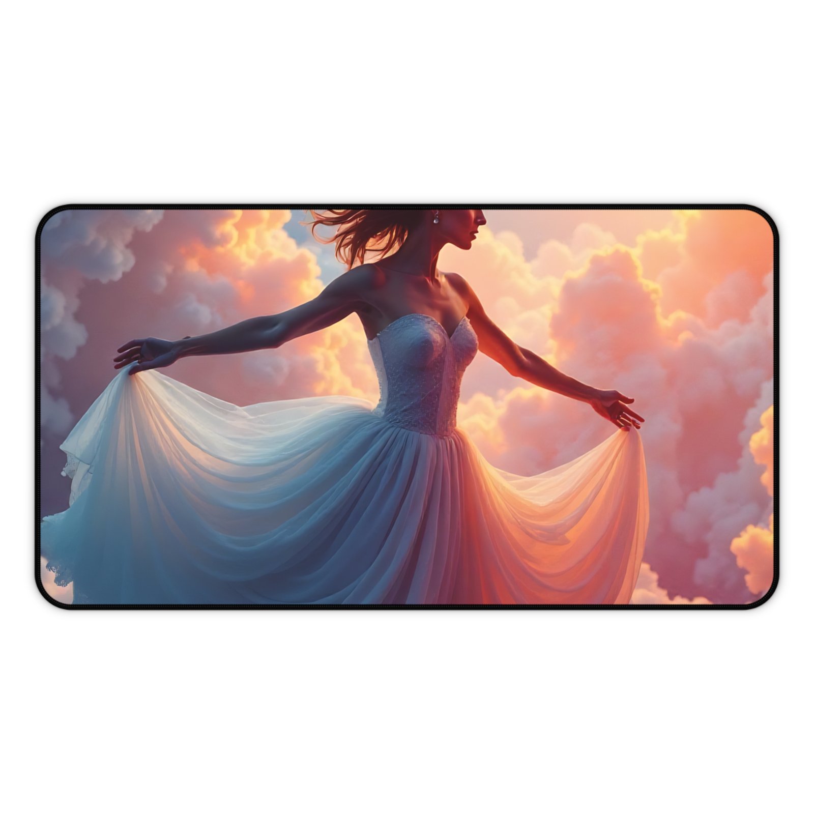 Aesthetic Desk Mat with Dreamy Cloud Design for Creative Workspaces - Image 5