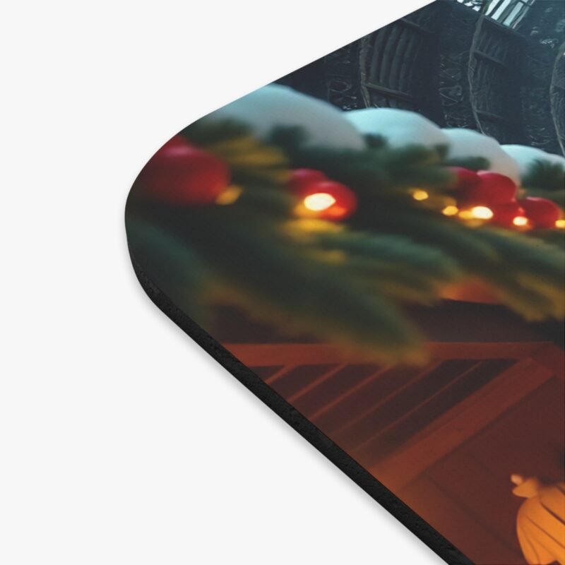 Christmas Desk Mat with Vintage Train Scene for Festive Workspace - Image 2