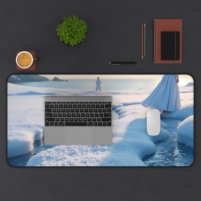 Winter Desk Mat with Serene Snowy Escape for a Calm and Focused Workspace - Image 11