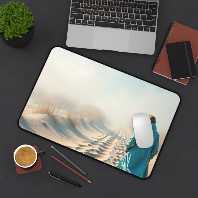 Serene Sand Dunes Desk Mat for Creators – Inspiring and Tranquil Workspace Decor - Image 4