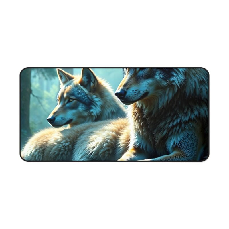 Majestic Wolf Desk Mat for Nature-Inspired Workspaces - Image 9