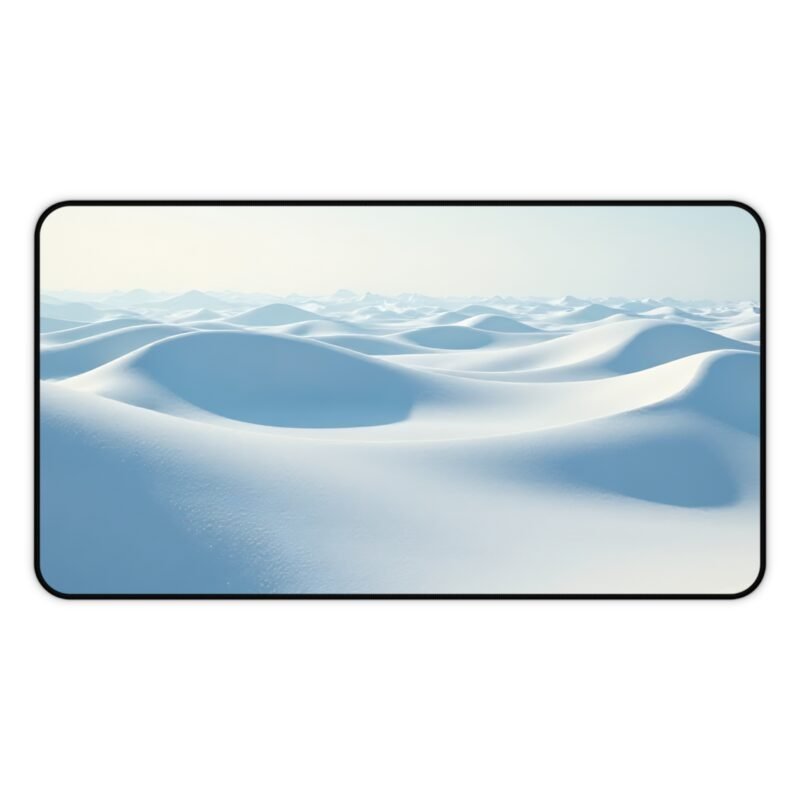 Winter Desk Mat with Serene Snowscape Design for Calm and Productive Workspaces - Image 5