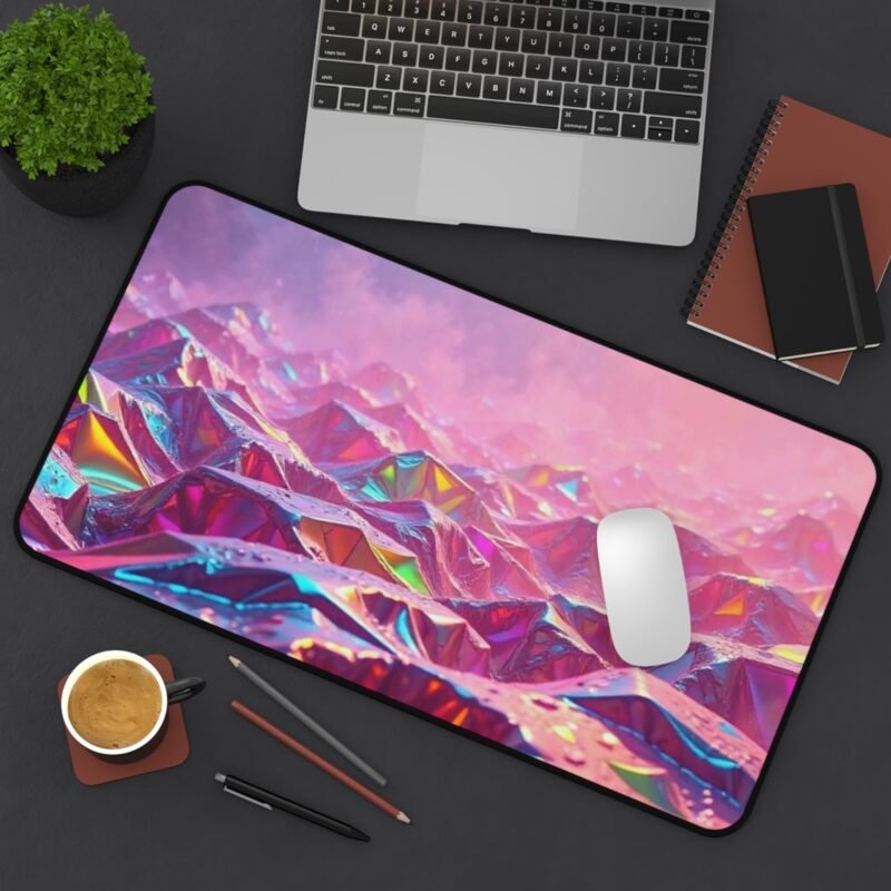 Iridescent Desk Mat for Creatives – Vibrant Workspace Accessory for Artists and Designers - Image 8