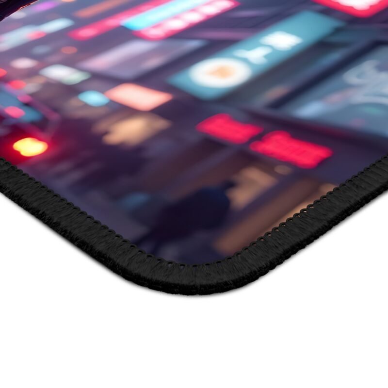 Cyberpunk Gaming Mouse Pad Neon Futuristic Design for Smooth Performance - Image 4