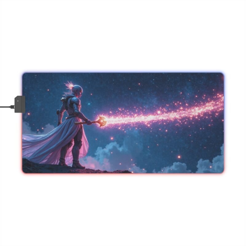 Fantasy Gaming Mouse Pad with Mystical Warrior Design for Ultimate Style and Performance