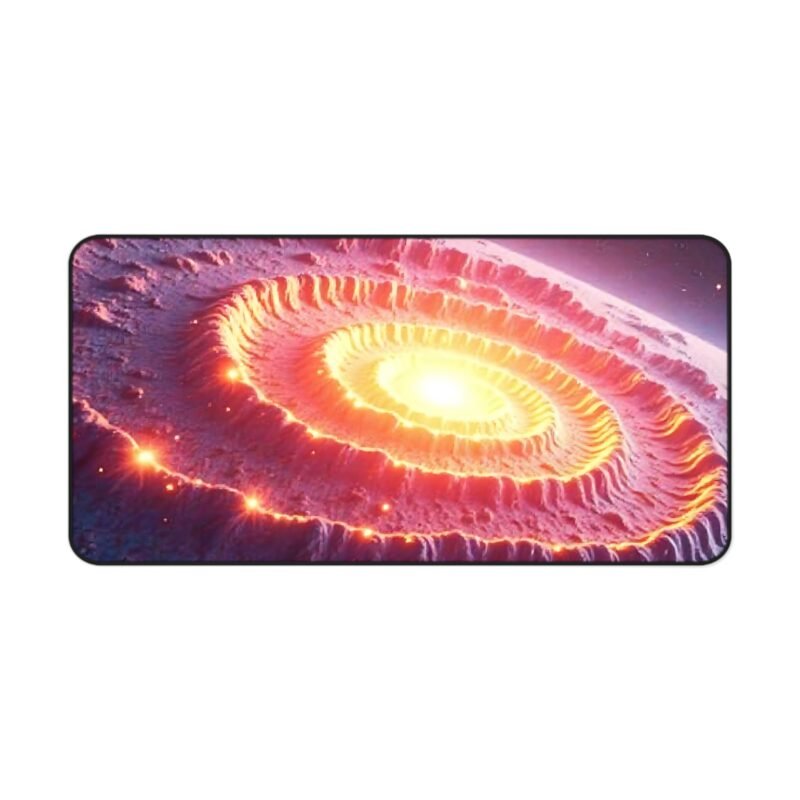 Fiery Galaxy Desk Mat for Sci-Fi Enthusiasts and Astronomers - Image 9