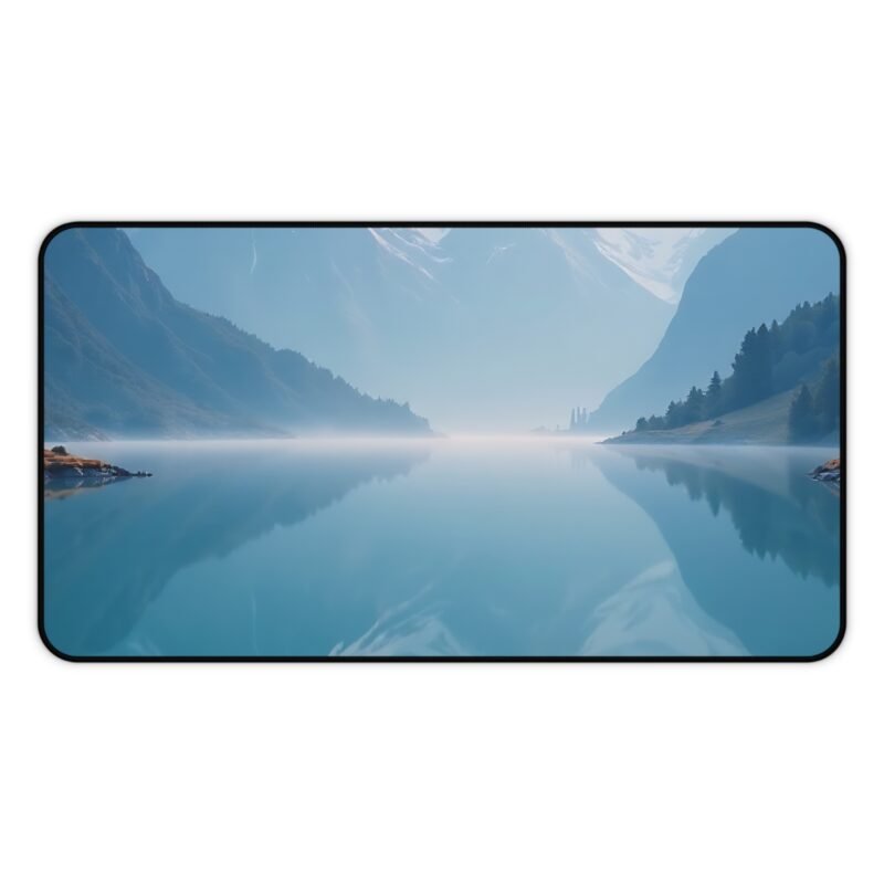 Nature Desk Mat with Serene Mountain Landscape and Relaxing Lake Reflection - Image 5