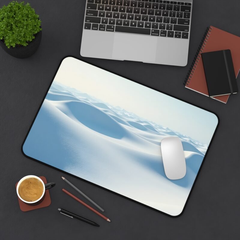 Winter Desk Mat with Serene Snowscape Design for Calm and Productive Workspaces - Image 4