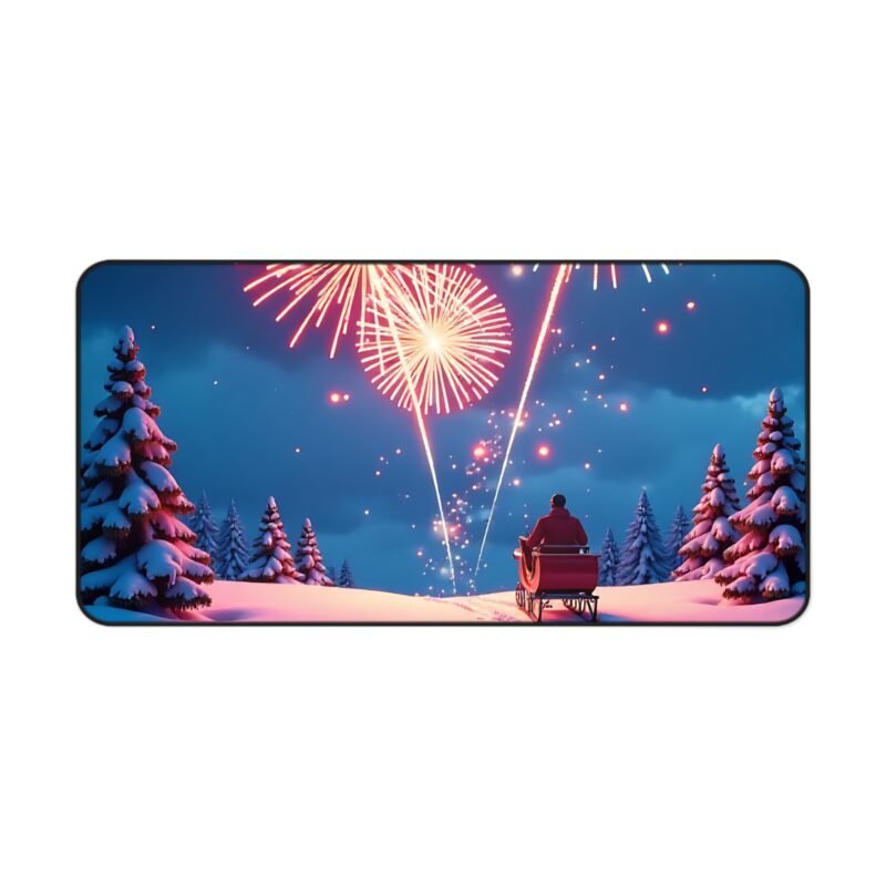 Christmas Desk Mat with Winter Wonderland Design for Festive Workspaces - Image 9