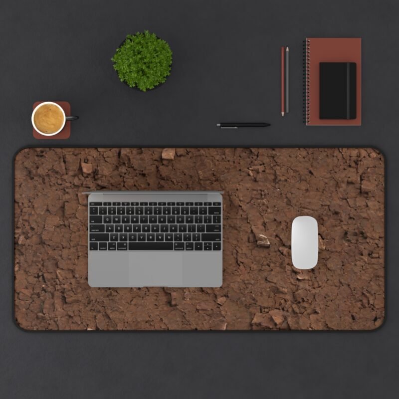 Rustic Desk Mat - Textured, Nature-Inspired Surface for Grounded Workspace - Image 11