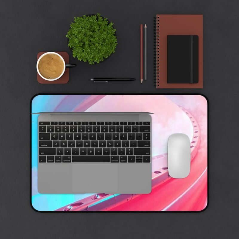 Aesthetic Desk Mat with Soft Pastel Design for Creative Workspaces - Image 3