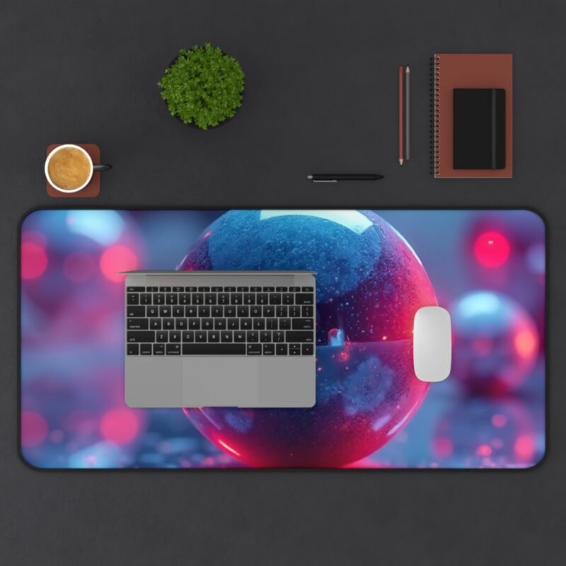 Futuristic Desk Mat with Neon Constellation Design for Creative Inspiration - Image 11