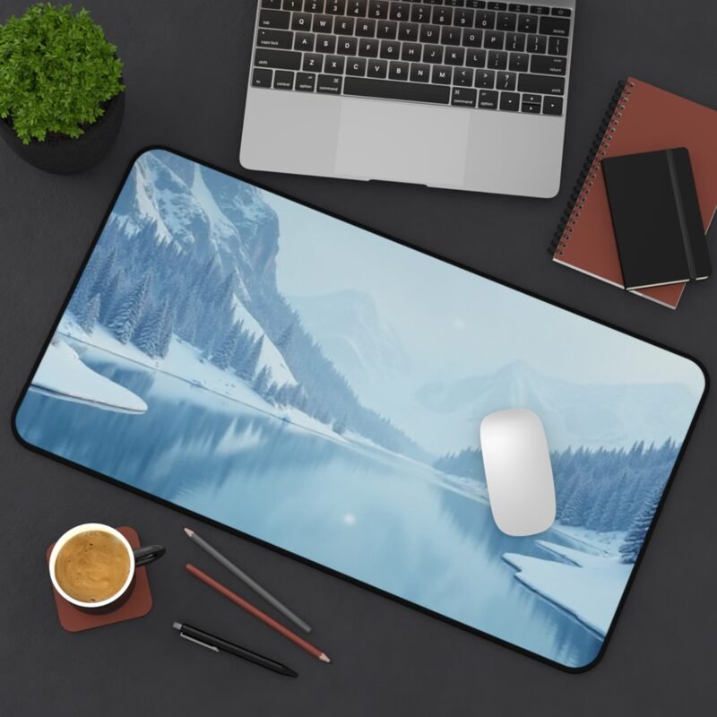 Winter Wonderland Nature Desk Mat for a Serene and Focused Workspace - Image 8
