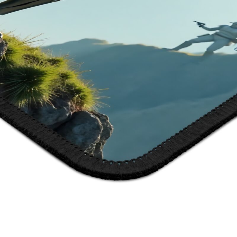 Gaming Mouse Pad Galactic Bounty Hunter with Epic Mountainous Design - Image 4