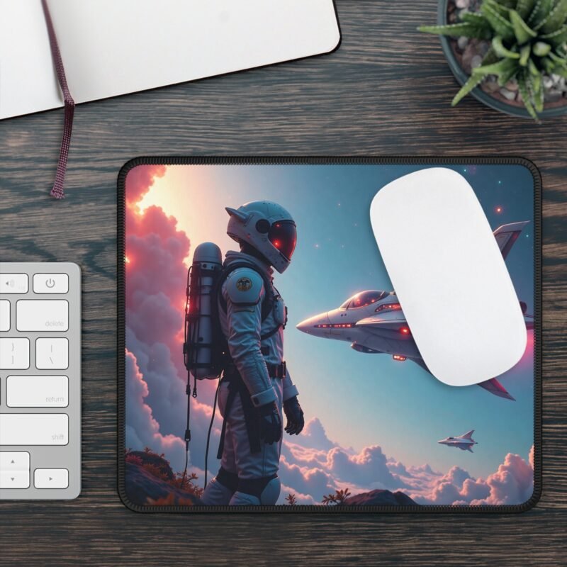 Galaxy Gaming Mouse Pad with Astronaut Design for Precision and Sci-Fi Aesthetics - Image 3