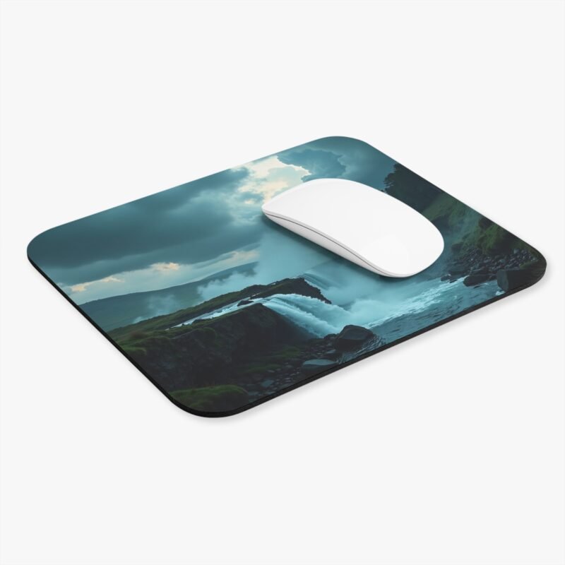 Nature Desk Mat with Waterfall Design – Inspire Your Workspace with Scenic Landscapes - Image 3