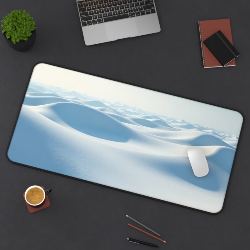 Winter Desk Mat with Serene Snowscape Design for Calm and Productive Workspaces - Image 12