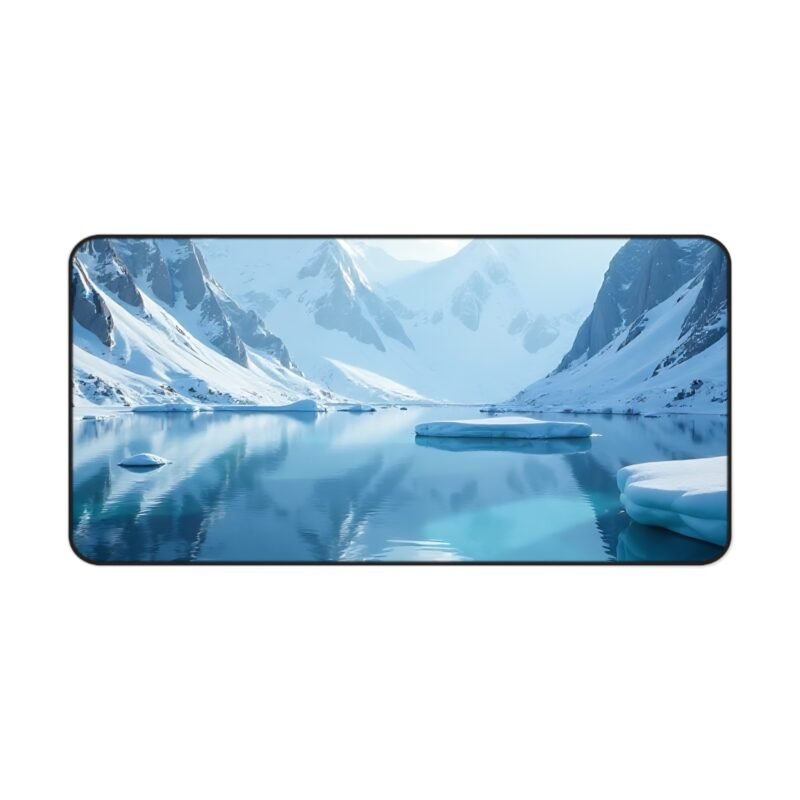 Nature Desk Accessories Snowy Mountain Mouse Pad with Serene Alpine Lake Design - Image 9