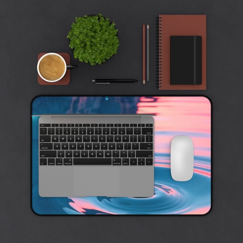 Calming Desk Mat with Serene Ripple Design for a Peaceful Workspace - Image 3