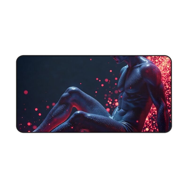 Futuristic Desk Mat with Radiant Particle Design for Innovative Workspaces - Image 9