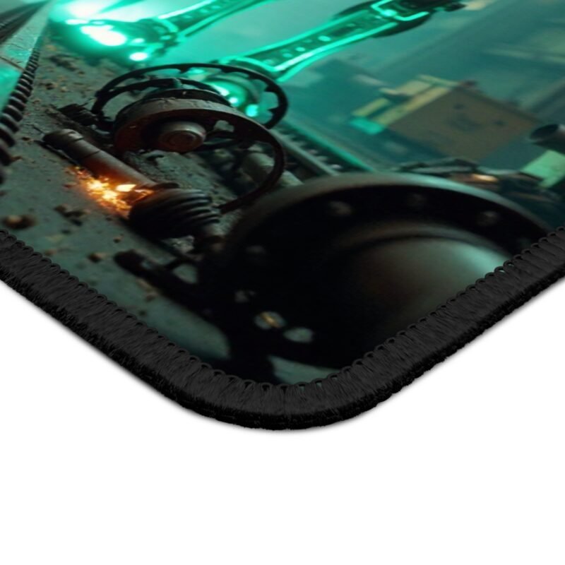 Futuristic Gaming Mouse Pad with Cybernetic Robot Design for Precision and Style - Image 4