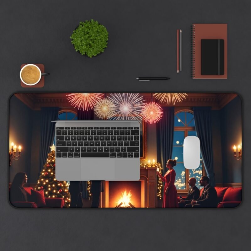 Luxury Christmas Desk Mat with Elegant Festive Design for Sophisticated Workspaces - Image 11