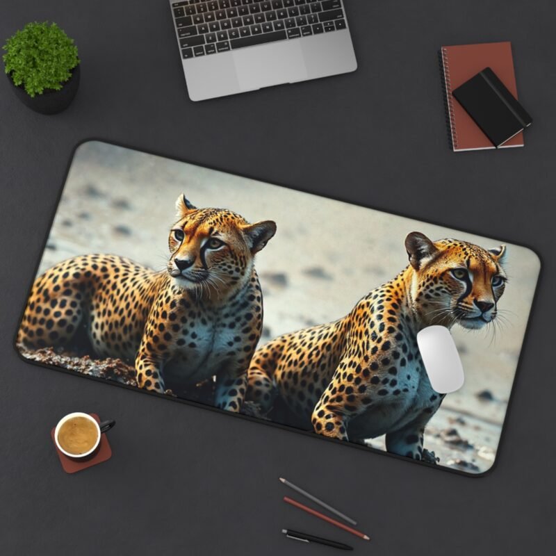 Majestic Leopard Wildlife Desk Mat for Nature-Inspired Workspace Decor - Image 12