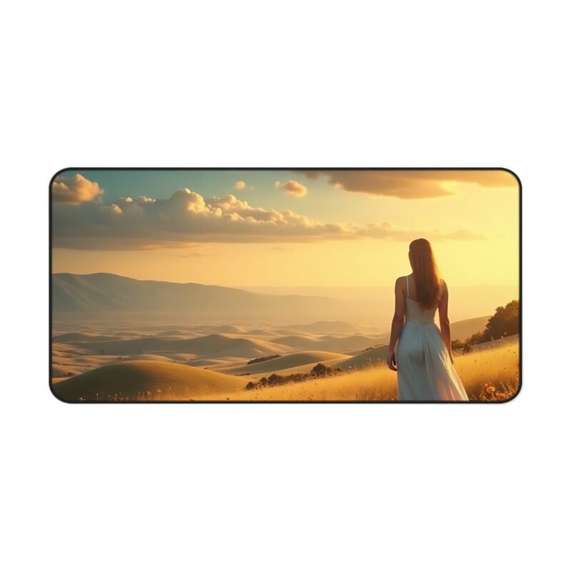 Nature Desk Mat with Golden Hour Landscape for a Serene Workspace - Image 9