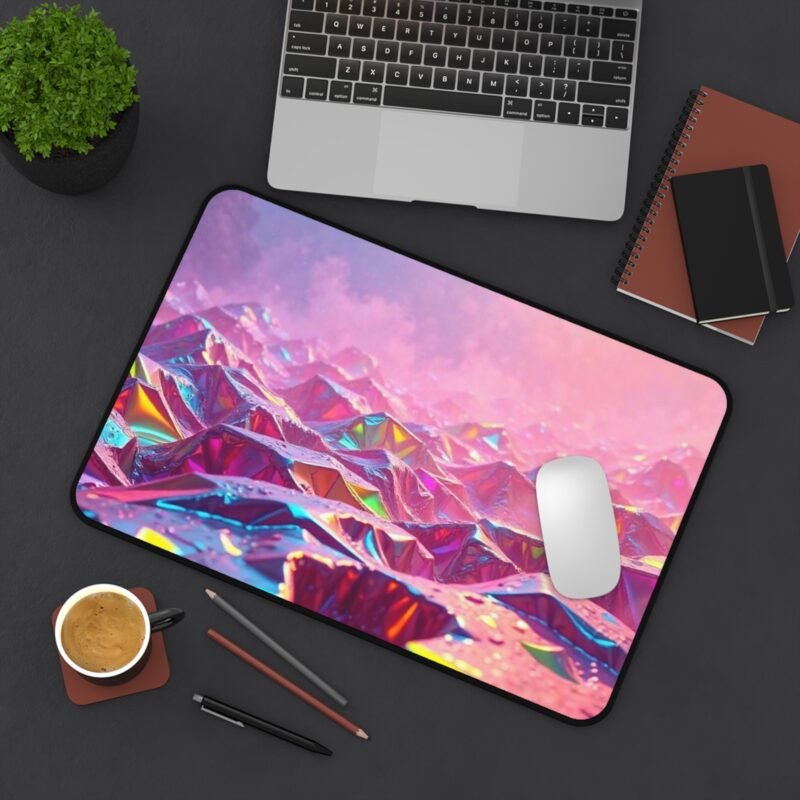 Iridescent Desk Mat for Creatives – Vibrant Workspace Accessory for Artists and Designers - Image 4