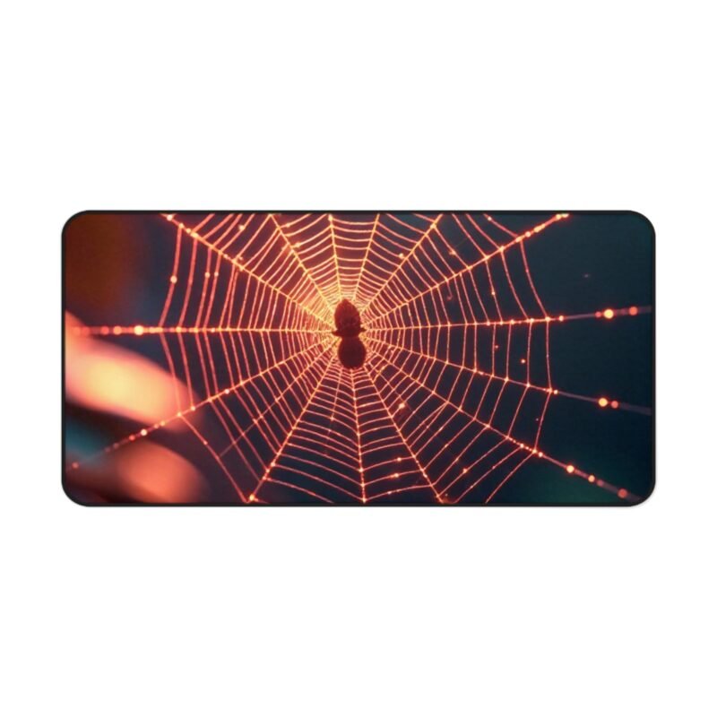Spider Web Desk Mat with Nature-Inspired Design for Stylish Workspace - Image 9