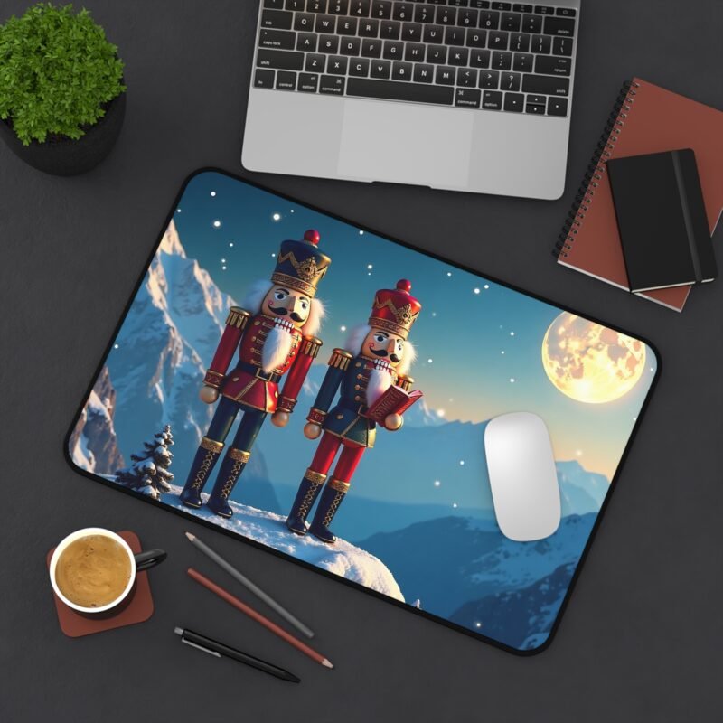 Nutcracker Desk Mat with Starry Sky Design for Holiday and Year-Round Use - Image 4