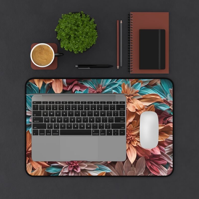 Floral Desk Mat for a Vibrant and Tranquil Workspace - Image 3