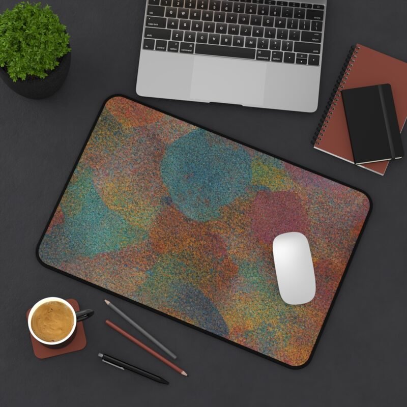 Abstract Art Desk Mat - Vibrant Artistic Design for Creative Workspaces - Image 4