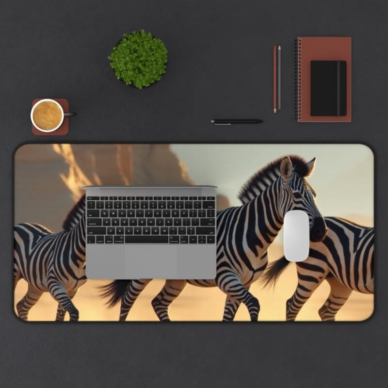Zebra Desk Mat with African Savannah Design for Nature-Inspired Workspaces - Image 11