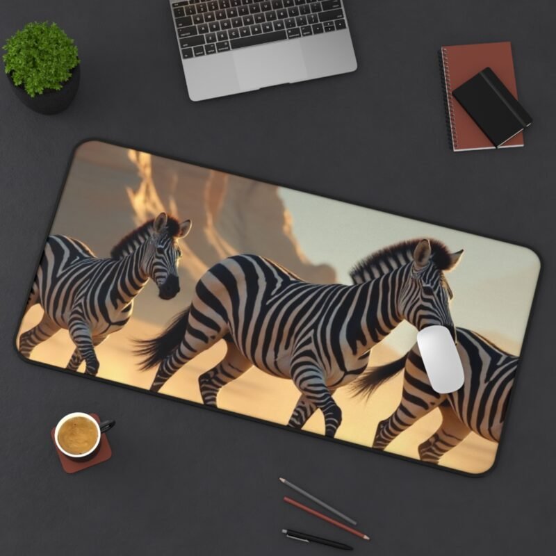 Zebra Desk Mat with African Savannah Design for Nature-Inspired Workspaces - Image 12
