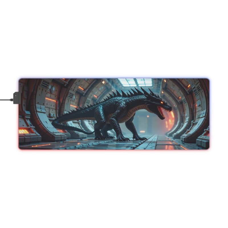 Dragon Themed Gaming Mouse Pad Futuristic Design for Precision and Immersive Gameplay - Image 5