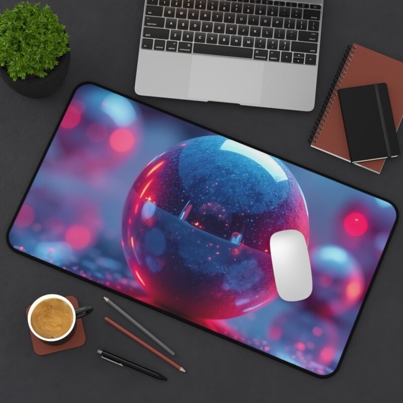 Futuristic Desk Mat with Neon Constellation Design for Creative Inspiration - Image 8