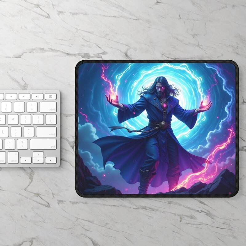 Magic Gaming Mouse Pad for Sorcerer-Themed Setups with Spellbinding Vortex Design - Image 2